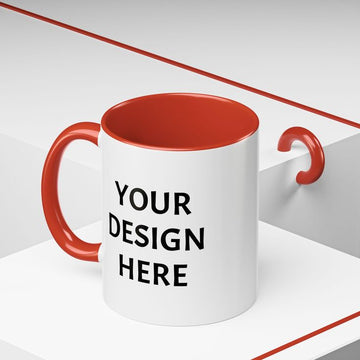 Red Handle & Inner Mug – Customized by Hello Print Media
