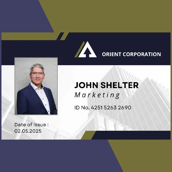 Customized Manager ID Card